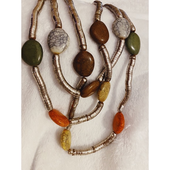 Huge Vintage Boho Statement Necklace - Picture 4 of 7